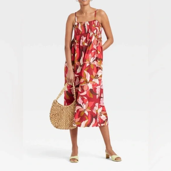 printed midi dress Living Life White and Blue Printed Midi Dress – Shop the Mint